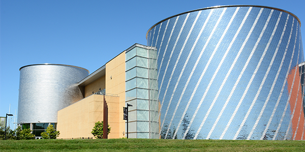 Outside view of the Science Center of Iowa